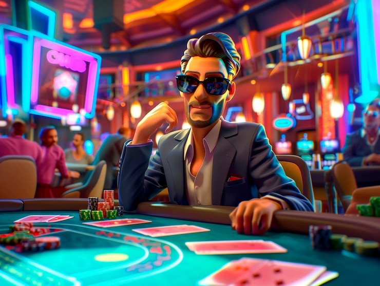 Blackjack table with clear player and dealer positions Blackjack table layout at Sydney Pools with dealer and player positions